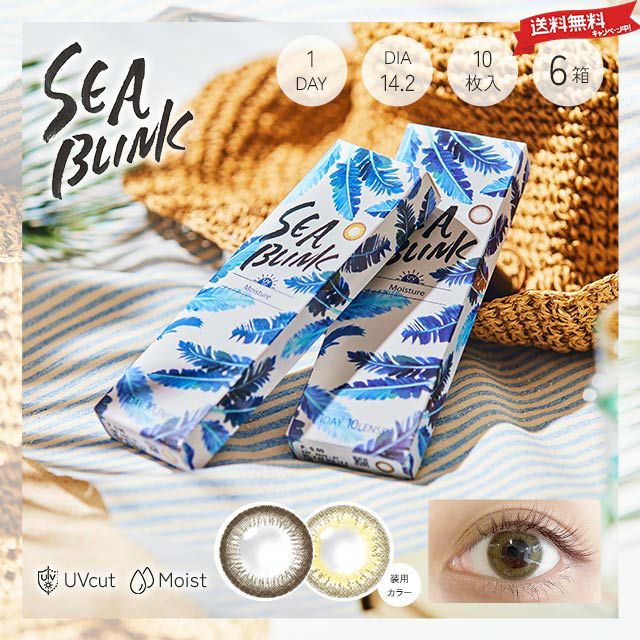送料無料】 SEA BLINK 1DAY (シーブリンクワンデー) 10枚入 【ネコポス