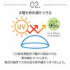 遠近両用コンタクトレンズ「ピュアアイズワンデーマルチフォーカル」の特徴-瞳を紫外線から守るUVカット機能付き